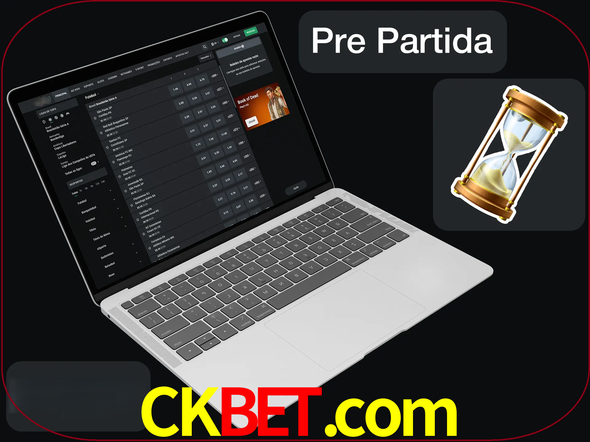 Fazer apostas em partidas futuras.